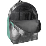 English Bulldog With Glasses Print Backpack