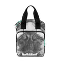 English Bulldog With Glasses Print Bible Tote Bag