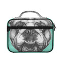 English Bulldog With Glasses Print Briefcase Bible Bag