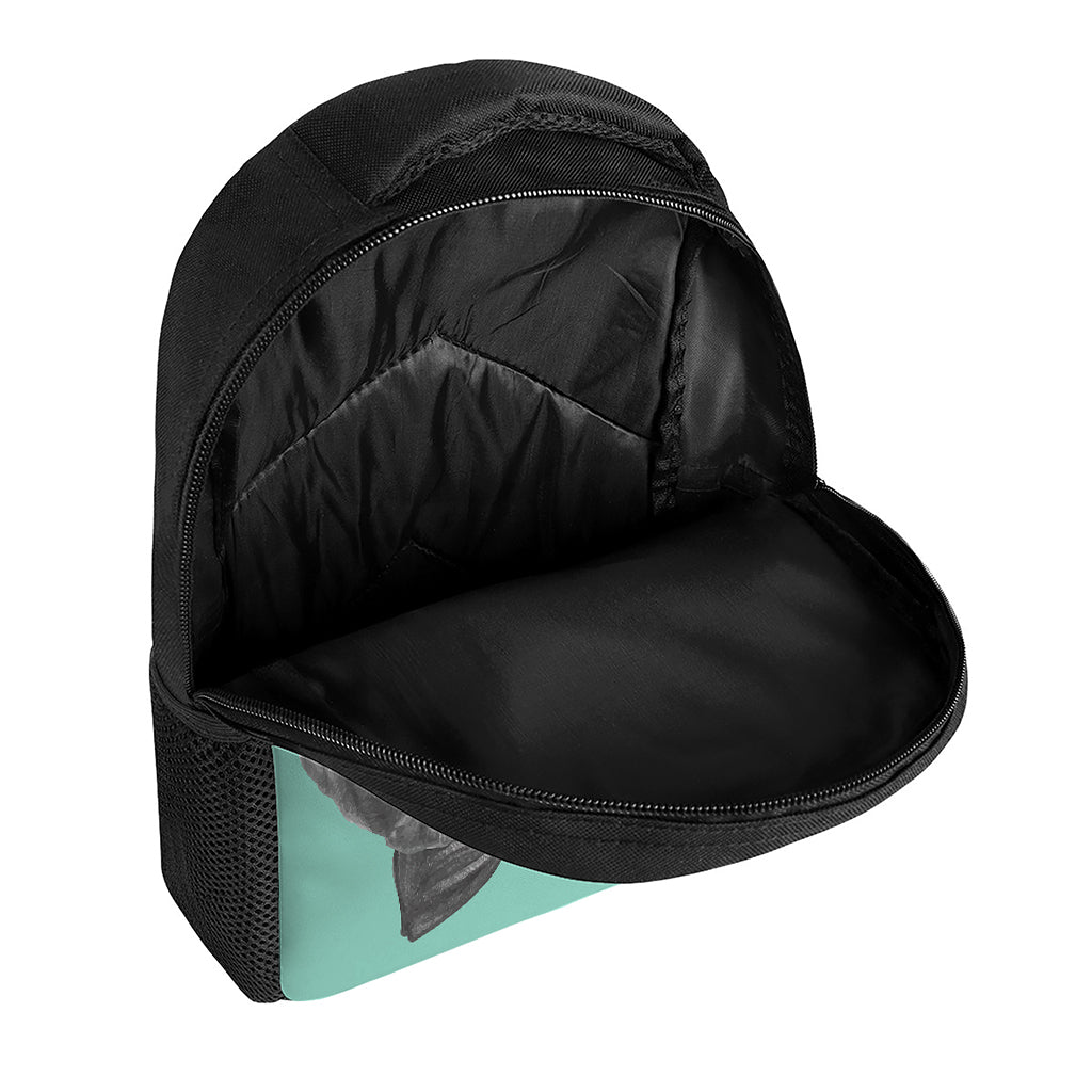 English Bulldog With Glasses Print Casual Backpack