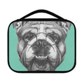 English Bulldog With Glasses Print Classic Bible Case