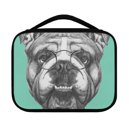 English Bulldog With Glasses Print Classic Bible Case