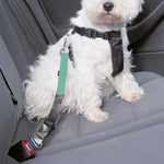 English Bulldog With Glasses Print Dog Seat Belt