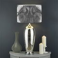 English Bulldog With Glasses Print Drum Lamp Shade