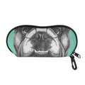 English Bulldog With Glasses Print Glasses Case