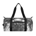 English Bulldog With Glasses Print Gym Bag