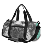 English Bulldog With Glasses Print Gym Bag
