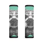 English Bulldog With Glasses Print Handle Covers