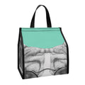 English Bulldog With Glasses Print Insulated Lunch Tote