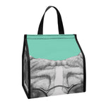 English Bulldog With Glasses Print Insulated Lunch Tote