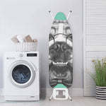 English Bulldog With Glasses Print Ironing Board Cover