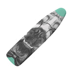 English Bulldog With Glasses Print Ironing Board Cover