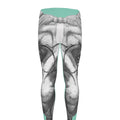 English Bulldog With Glasses Print Men's Leggings