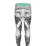 English Bulldog With Glasses Print Men's leggings