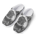 English Bulldog With Glasses Print Mesh Casual Shoes