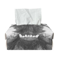 English Bulldog With Glasses Print Rectangle Tissue Box Cover