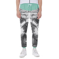 English Bulldog With Glasses Print Joggers