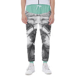English Bulldog With Glasses Print Scuba Joggers