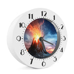 Erupting Volcano Print Alarm Clock