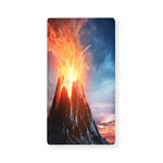 Erupting Volcano Print Baby Crib Sheet