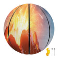 Erupting Volcano Print Basketball