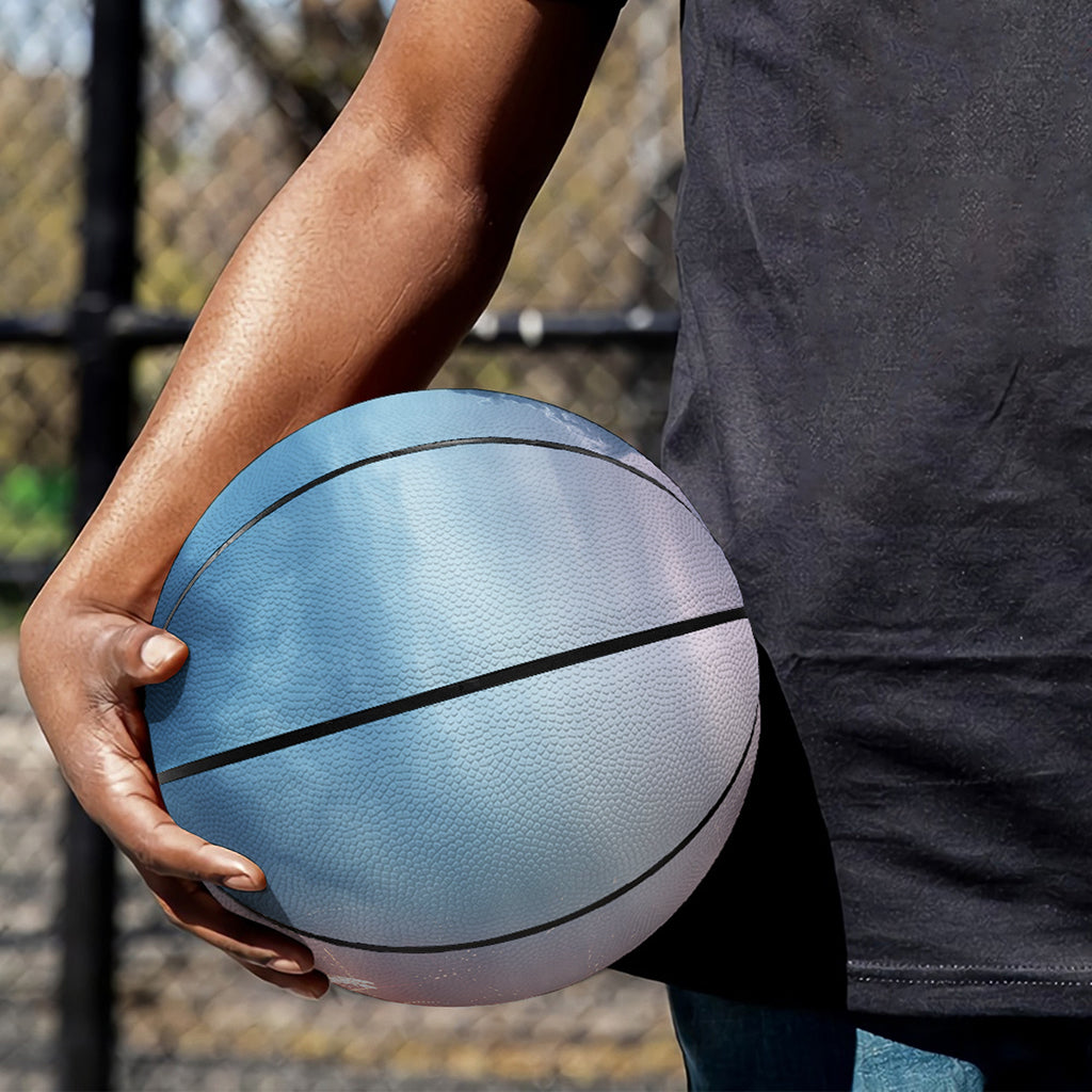 Erupting Volcano Print Basketball