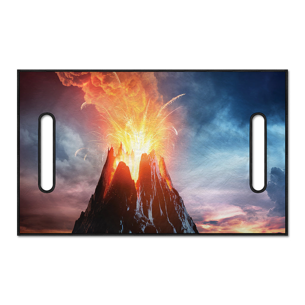 Erupting Volcano Print Golf Cart Seat Cover