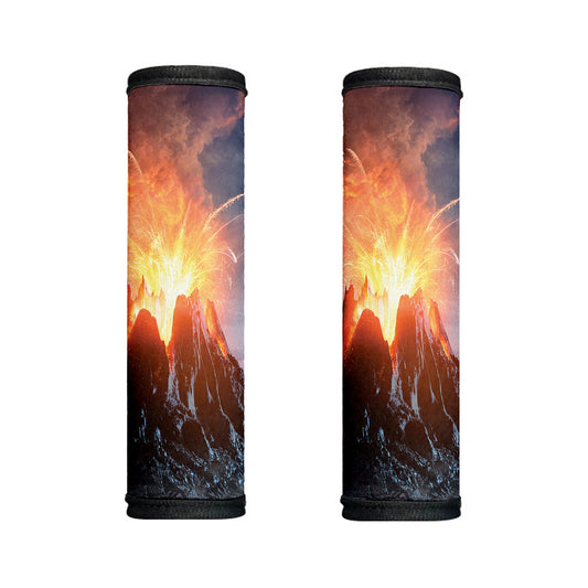 Erupting Volcano Print Handle Covers