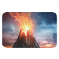 Erupting Volcano Print Indoor Door Mat