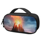 Erupting Volcano Print Insulin Cooler Travel Case