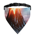 Erupting Volcano Print Over The Collar Dog Bandana