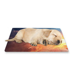 Erupting Volcano Print Pet Cooling Mat Cover