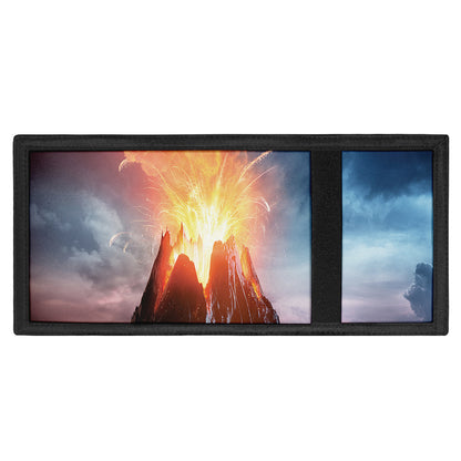 Erupting Volcano Print Trifold Wallet