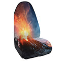 Erupting Volcano Print Waterproof Car Seat Cover