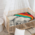 Ethnic African Girl Print Baby Crib Sheet