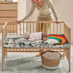 Ethnic African Girl Print Baby Crib Sheet