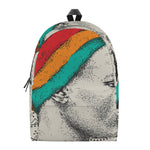 Ethnic African Girl Print Backpack