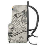 Ethnic African Girl Print Backpack