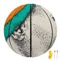 Ethnic African Girl Print Basketball