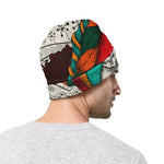 Ethnic African Girl Print Beanie