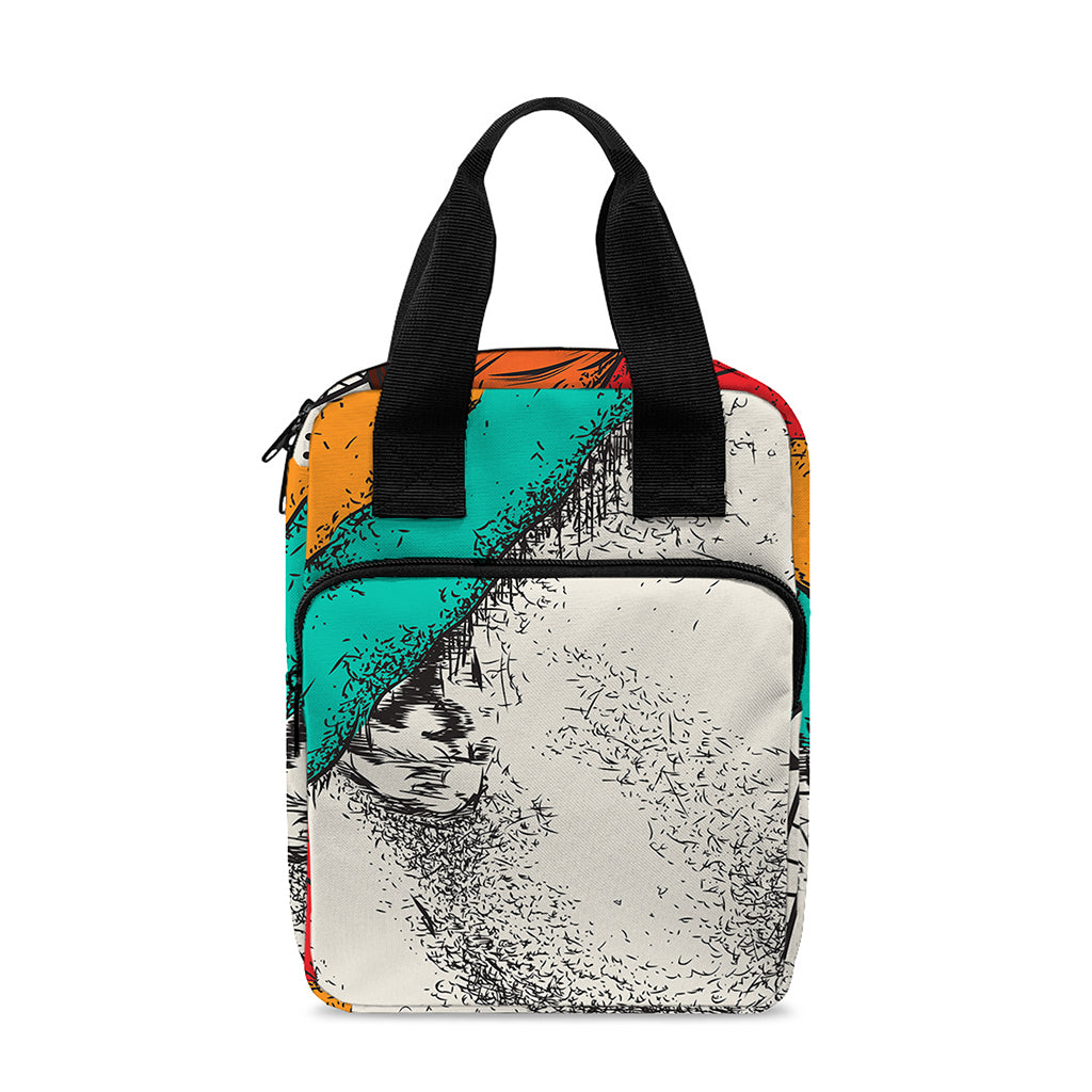 Ethnic African Girl Print Bible Tote Bag