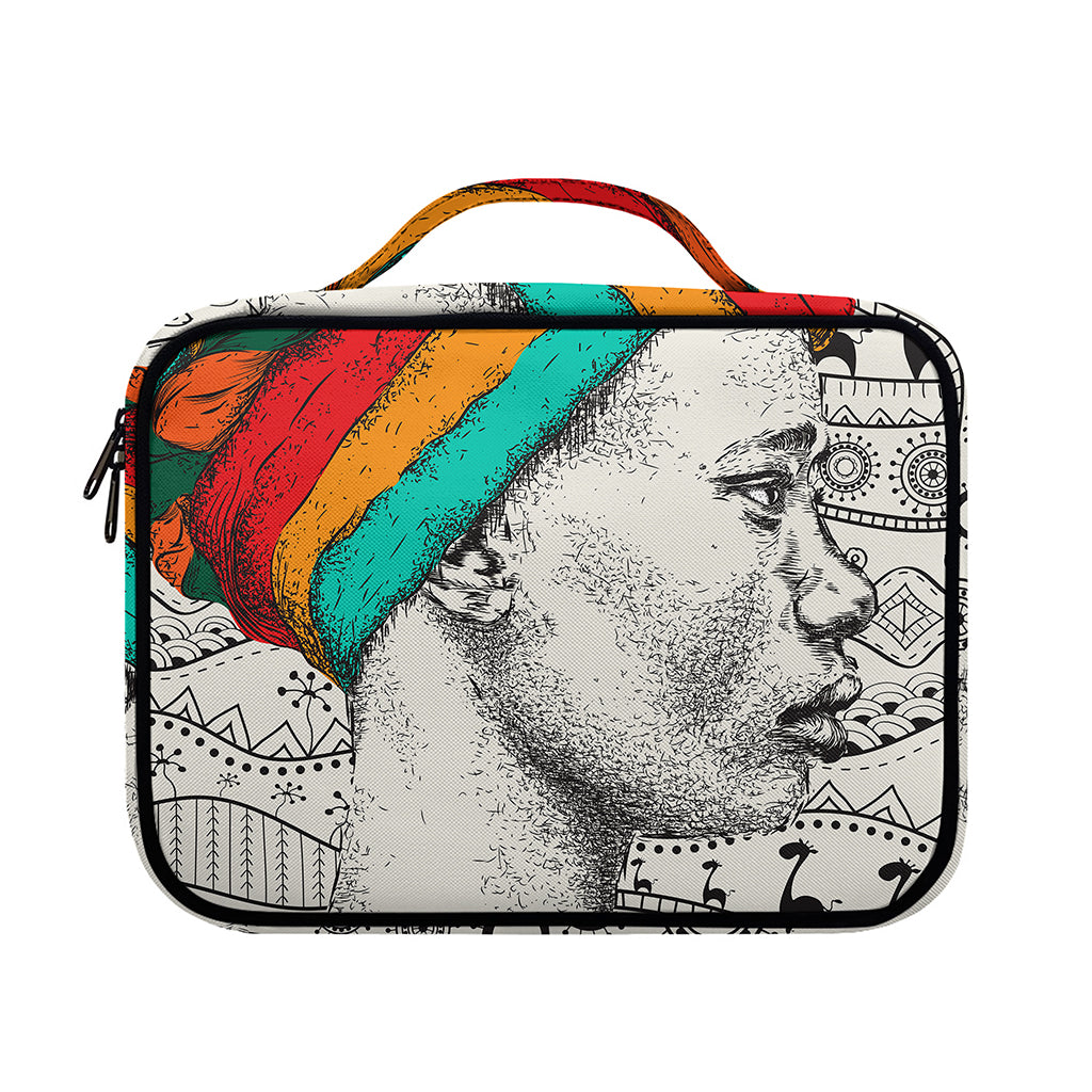 Ethnic African Girl Print Briefcase Bible Bag
