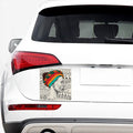 Ethnic African Girl Print Car Sticker