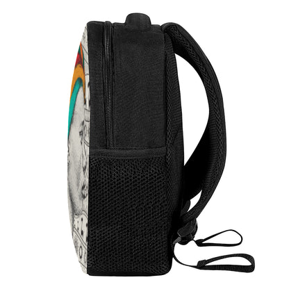 Ethnic African Girl Print Casual Backpack