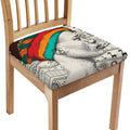 Ethnic African Girl Print Chair Cushion Cover