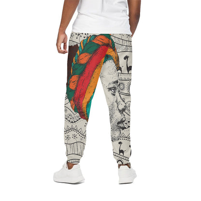Ethnic African Girl Print Cotton Pants