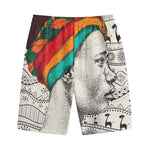 Ethnic African Girl Print Cotton Shorts