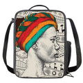 Ethnic African Girl Print Crossbody Lunch Bag