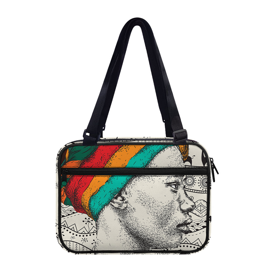 Ethnic African Girl Print Double Strap Bible Bag