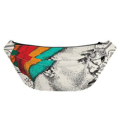 Ethnic African Girl Print Fanny Pack